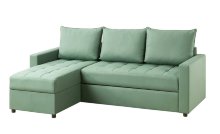 Угловой диван Виктория 2-1 comfort 1400, с утяжкой (дельфин), Боровичи мебель